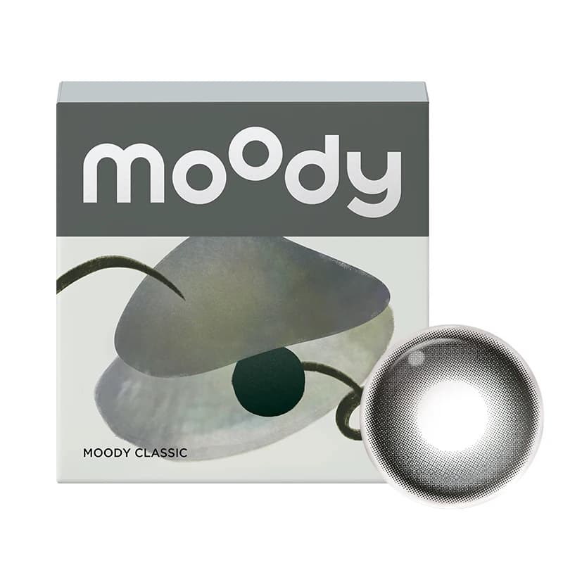 同价双11[清仓]moody美瞳蓝色日抛随心搭系列彩色隐形眼镜10片装
