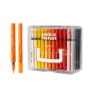 得力直液式丙烯马克笔软头小学生专用亚克力层叠盒不易透纸强覆盖力叠色涂鸦DIY美术画画水彩笔 1
