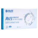 海昌隐形眼镜季抛2片装清晰舒适近视水凝胶透明片官网正品非半年 1
