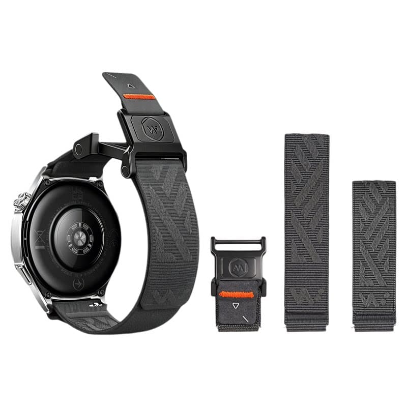 适用华为watch5手表带GT7斜纹gt6pro浮织gt5铠甲磁吸扣尼龙ultimate非凡大师2腕表带运动智能4pro男runner2
