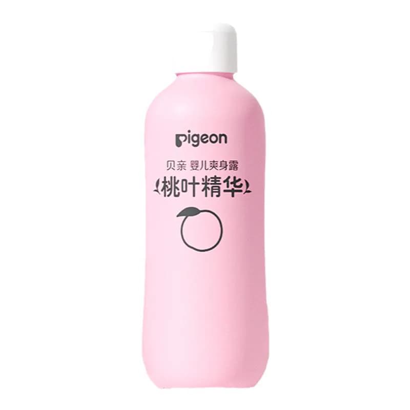 贝亲桃子水春夏舒缓婴儿宝宝桃叶爽身露液体爽身粉官方旗舰店正品