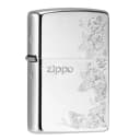 zippo打火机刀刻茉莉官方旗舰正品防风diy刻字男士生日礼物送男友 1