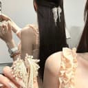 公主珍珠流苏抓夹女气质后脑勺半扎发小鲨鱼夹高级感发饰发夹 1