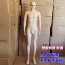 直立男模特道具消防训练假人塑料人体演练劳保环卫全身服装店模特 1