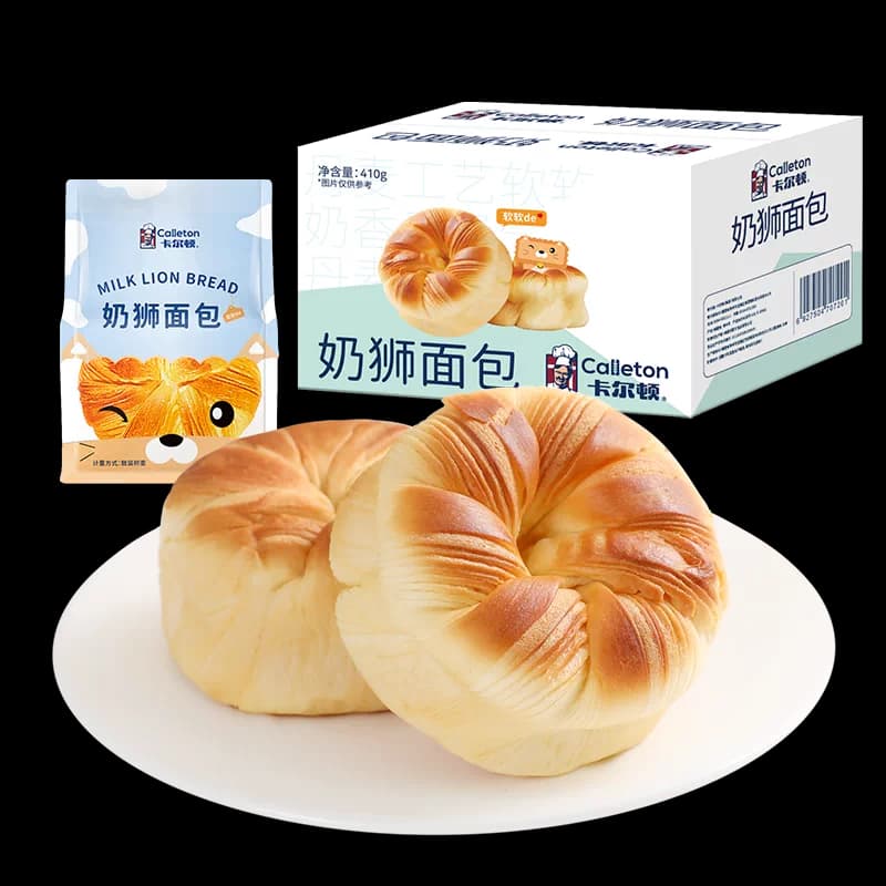 【丁禹兮代言】卡尔顿蛋皮吐司芋泥卷夹心面包休闲零食营养早餐