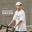 240g重磅纯棉纯色圆领t恤男女同款短袖夏季宽松上衣 1