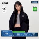 MLB官方 男女情侣大LOGO连帽防泼水夹克外套25秋冬新款WJB80 1