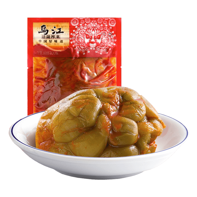 乌江榨菜头榨菜全形300g炖汤咸香做菜开味咸菜下饭菜鲜脆袋装