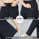 运动长裤女夏季小直筒高腰显瘦晨跑健身服大码宽松休闲跑步速干裤 5