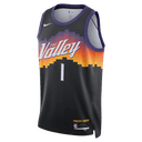 正品NIKE耐克布克BOOKER1号太阳队城市宣告复古SW球衣背心DO9452 5