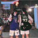 正品NIKE耐克东契奇湖人独行侠77号球队城市复古SW球衣背心HM4877 3