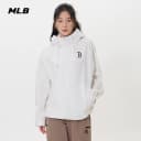 MLB官方 男女情侣大LOGO连帽防泼水夹克外套25秋冬新款WJB80 5