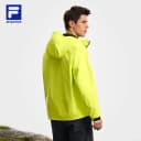 FILA 斐乐官方男士梭织上衣2026春新款户外运动舒适拼色连帽外套 3