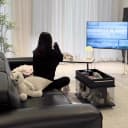 海润东森岩板边几沙发边柜现代简约实木升降茶几可折叠小户型边几 5
