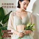 佰草极疏棉感文胸女无钢圈亲肤舒适聚拢收副乳防下垂蕾丝性感内衣 2