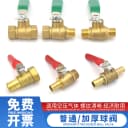 瑞沃尔小球阀1/2/3/4分双内丝外丝螺纹加厚铜阀门宝塔气动管开关 3