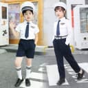 儿童海空陆军装运动会开模男女童空军制服演出服小学生升旗手班服 4