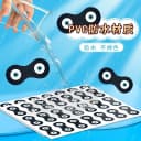 卡通蛋仔派对蛋小黑表情贴画贴纸搞笑可爱抽象眼睛图案手账装饰贴 3