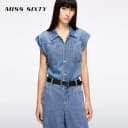 【免费改裤】【莱赛尔】Miss Sixty26夏季女一体式工装牛仔连体裤 3