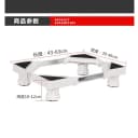 2/3P立式柜式空调底座室内机长方形柜机加高托架底座支架不锈钢脚 2