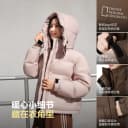 【国家地理联名】波司登奥莱冬款女短款廓形防风保暖连帽羽绒服 5