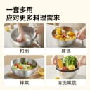 炊大皇304不锈钢盆洗菜盆沥水篮打蛋和面盆子家用厨房新款淘米滤 5