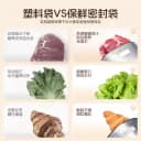 铝箔保鲜袋密封袋食品级滑索加厚家用冰箱食物保鲜冷冻专用收纳袋 2