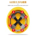 工程安全帽定制建筑工地施工国标加厚工人防护abs头盔透气可印字 4