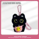 INS风毛绒小黑猫彩色挎包挂件可爱猫咪玩偶卡通车载挂饰生日礼物 4