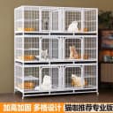 猫笼多层隔断子母笼鸽子鸟繁殖笼室内加密宠物店寄养笼配对金属笼 3