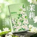 zippo打火机刀刻茉莉官方旗舰正品防风diy刻字男士生日礼物送男友 3