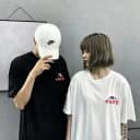 240g重磅纯棉纯色圆领t恤男女同款短袖夏季宽松上衣 5