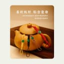 手工编织茶壶绳精致紫砂壶绑壶绳子水杯绳茶道配件系壶绳 3