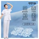 珂薇天使夏季冰丝高弹力护士裤女透气松紧大码医护工作裤白蓝粉色 3