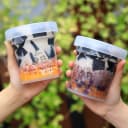 广禧优品烧仙草粉台式风味烧仙草原料仙草冻果冻奶茶配料黑白凉粉 2