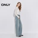【所有女生的衣橱直播间】ONLY可拆腰带直筒裤/卷边牛仔裤 5