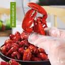 一次性手套食品级加厚塑料薄膜透明餐饮商用厨房美发家用防护耐用 4