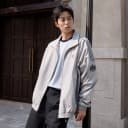通勤百搭三条纹休闲运动夹克外套男女春秋adidas阿迪达斯三叶草 3