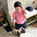 MYJU官方正品夏季情侣纯棉短袖26新款T恤男女圆领短袖儿童H 3