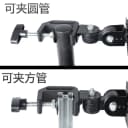 显示器支架配件夹管液晶电脑显示屏支架横竖旋转挂架子可夹45mm内 3