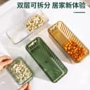 懒人轻奢果盘家用客厅嗑瓜子神器果篮零食干果盒双层沥水盘水果盆 4