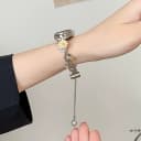 适用小米手环9/8表带10陶瓷女生7nfc腕带6专用5韩系金属系列4链条 5