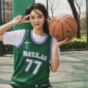 正品NIKE耐克东契奇湖人独行侠77号球队城市复古SW球衣背心HM4877 4