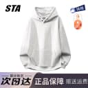 STA旗舰店美式重磅纽扣连帽卫衣男女秋冬季潮牌高街纯棉加绒外套 3