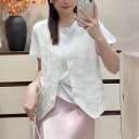 重工钉珠刺绣马甲套装女2026年夏新款坎肩外搭背心T恤两件套上衣 4