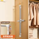 衣架收纳神器桌面可伸缩折叠阳台晾衣挂整理存放置物架子挂杆落地 5