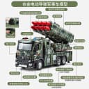 超大号导弹车儿童玩具合金电动发射火箭大炮车坦克模型男孩玩具车 3