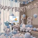 生日场景布置装饰气氛快乐道具气球派对高级氛围感男孩女孩18岁30 4