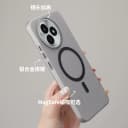 行李箱磁吸适用红米K80手机壳酷安酷品官方至尊ultra新款redmi专用透明不易发黄超薄光栅瓦楞pc保护套简约 3