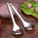 不锈钢压肉丸勺子神器家用挤肉丸子制作器炸圆子模具挖勺器鱼丸勺 4